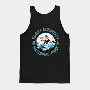 vintage Rocky Mountain National Park Colorado Hiking Nature Outdoors Tank Top